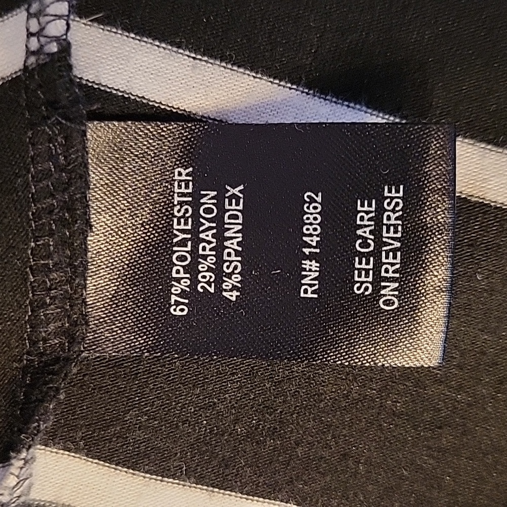 Torrid Size 1 Black and White Striped Dress - Picture 7 of 8